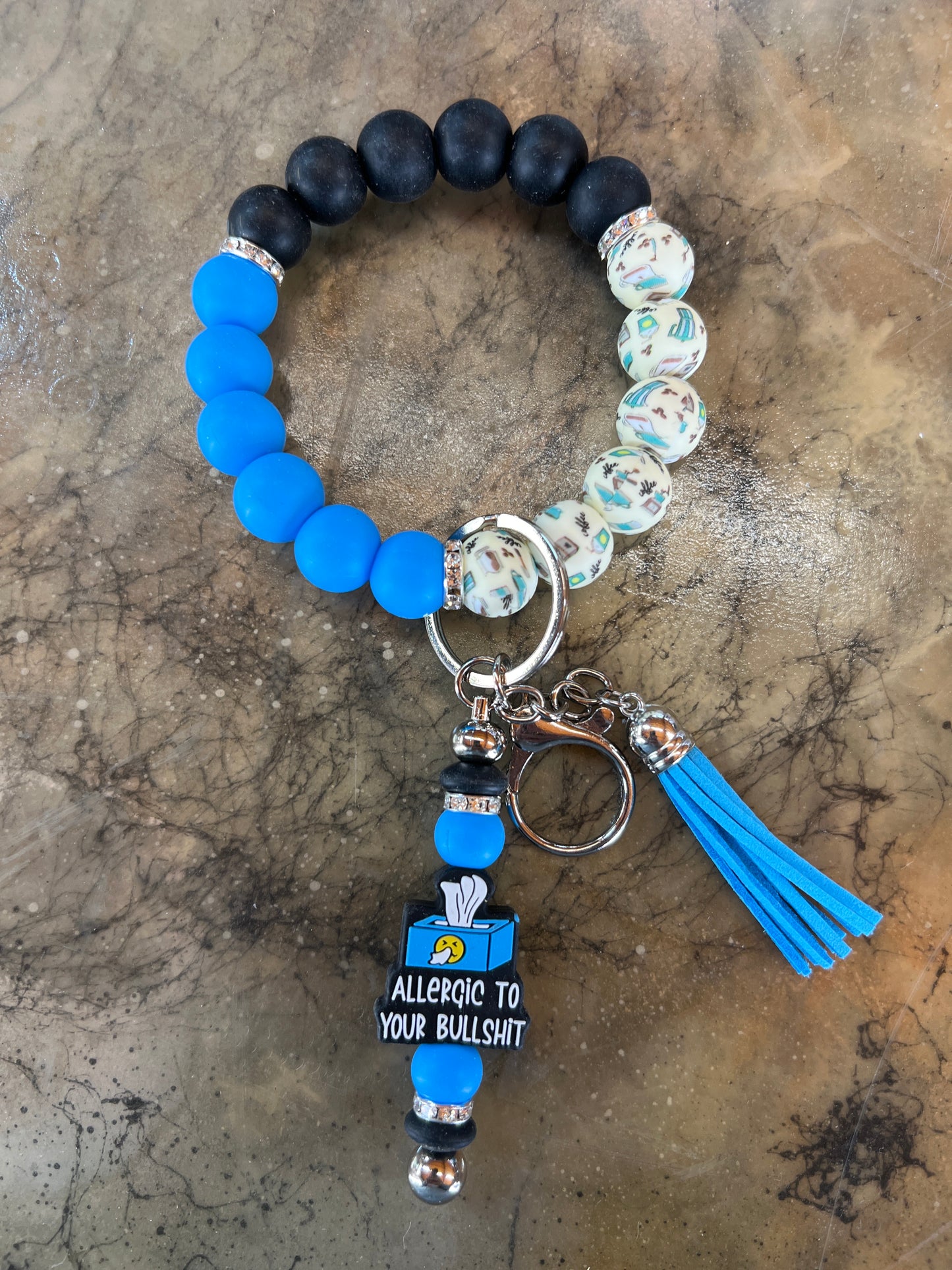 Allergic to bangle key chain (8430478917770)