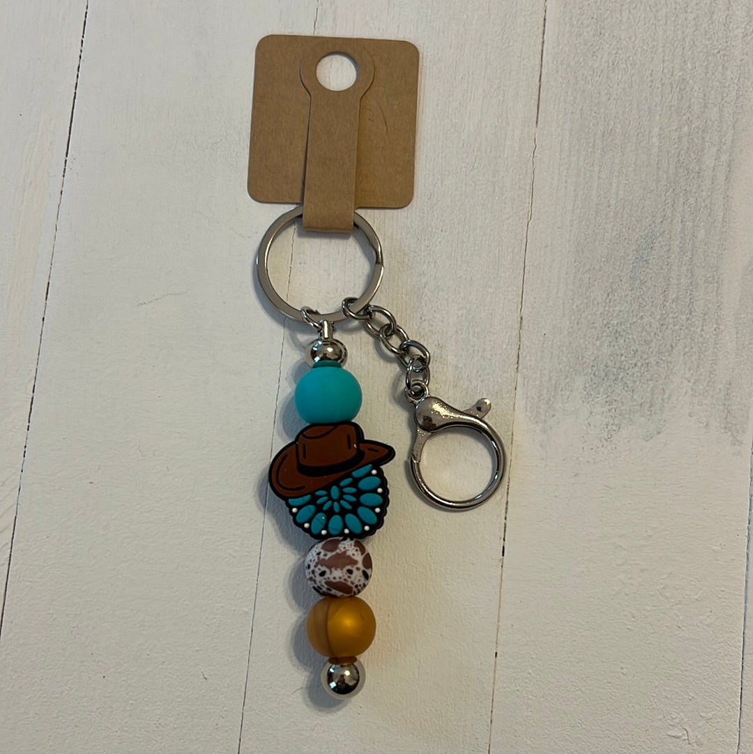 Cowboy hat with turquoise (8088661753994)