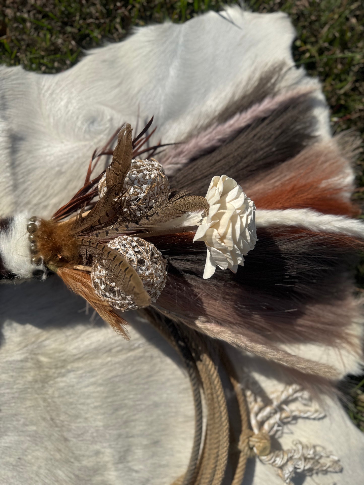 Cowhide and lassos Wreath