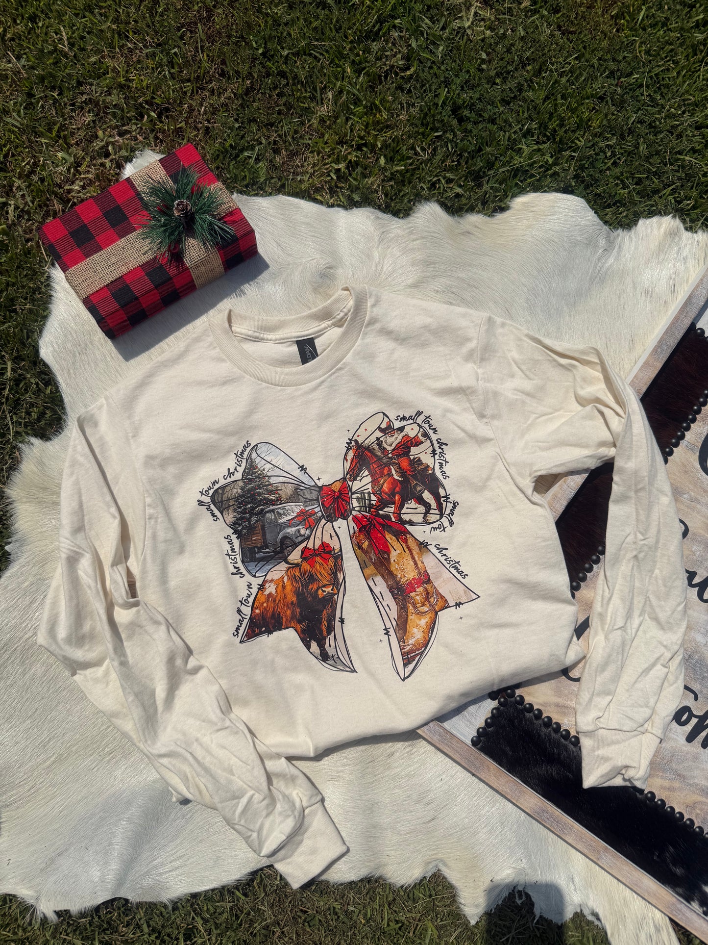 Small Town Christmas Long Sleeve (8671929368714)