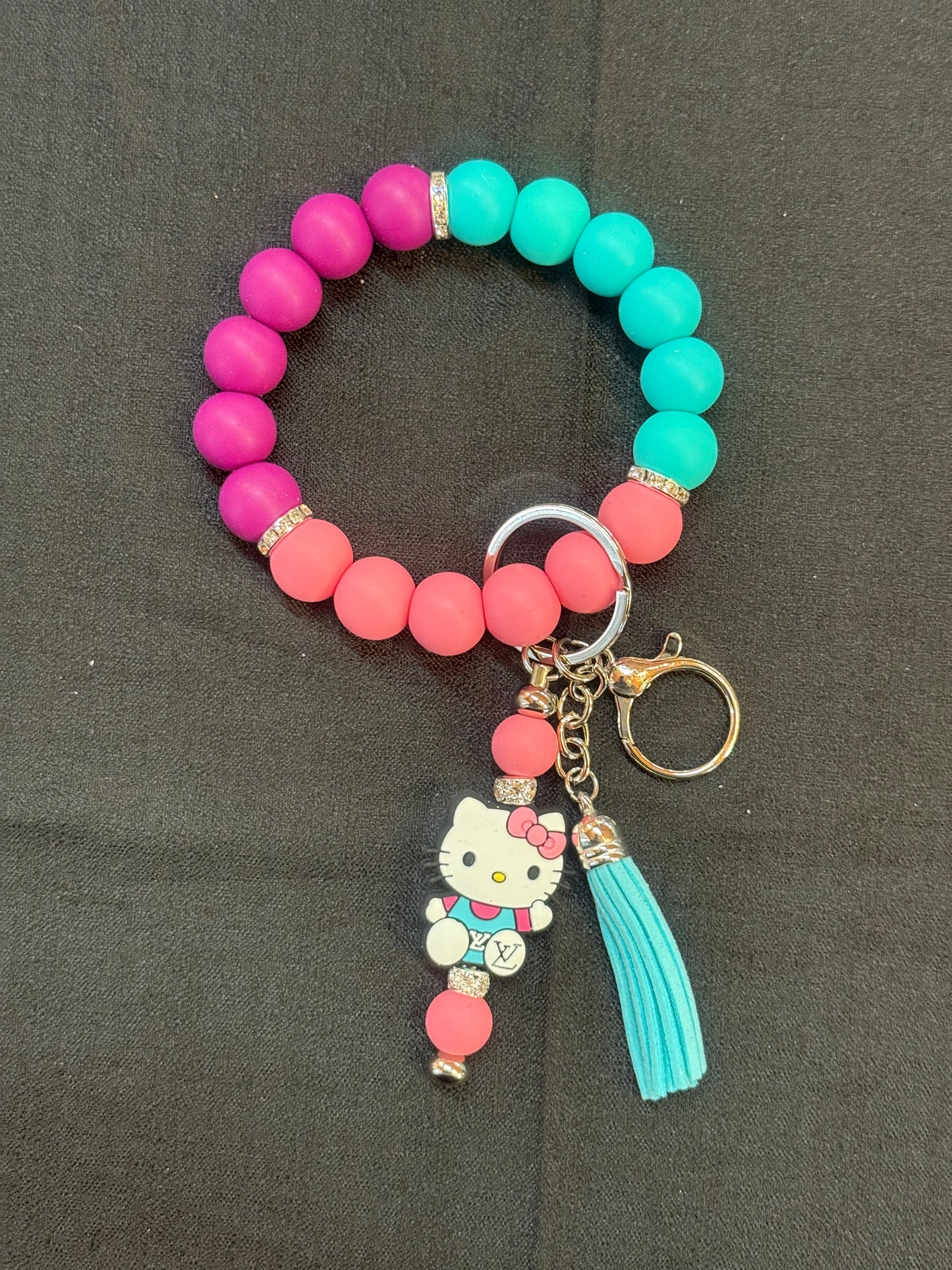 Hello Kitty bangle keychain