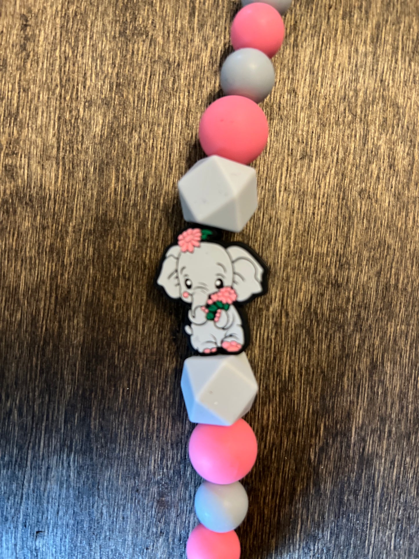 Baby Elephant Pacifier Holder (8273469374602)