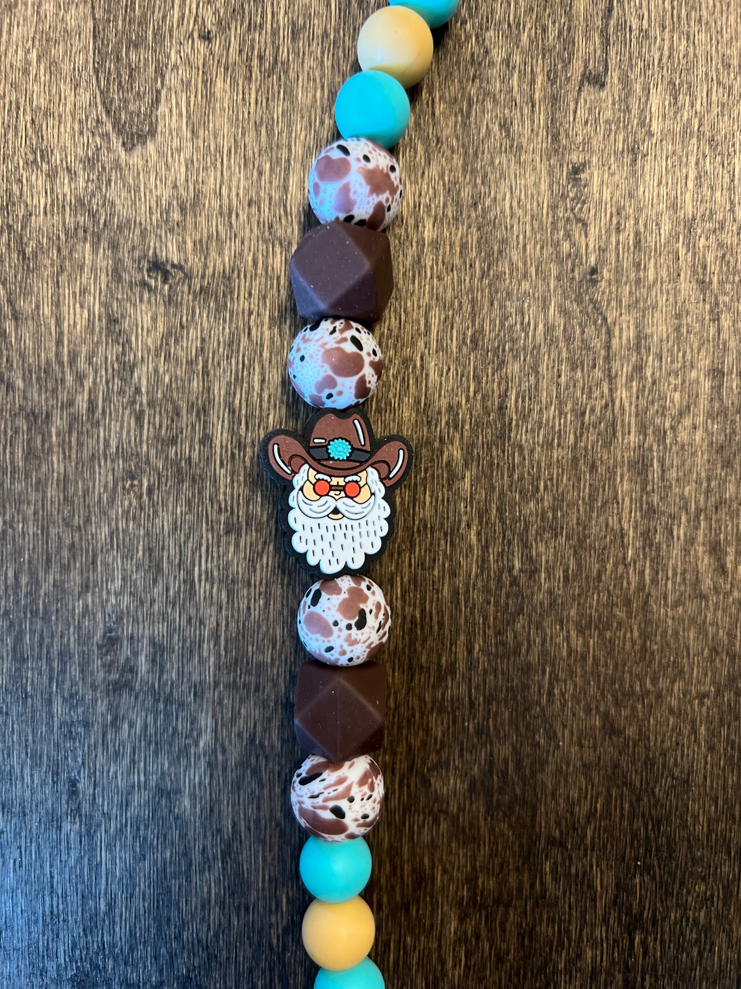 Cowboy Santa Pacifier Holder (8273570398346)