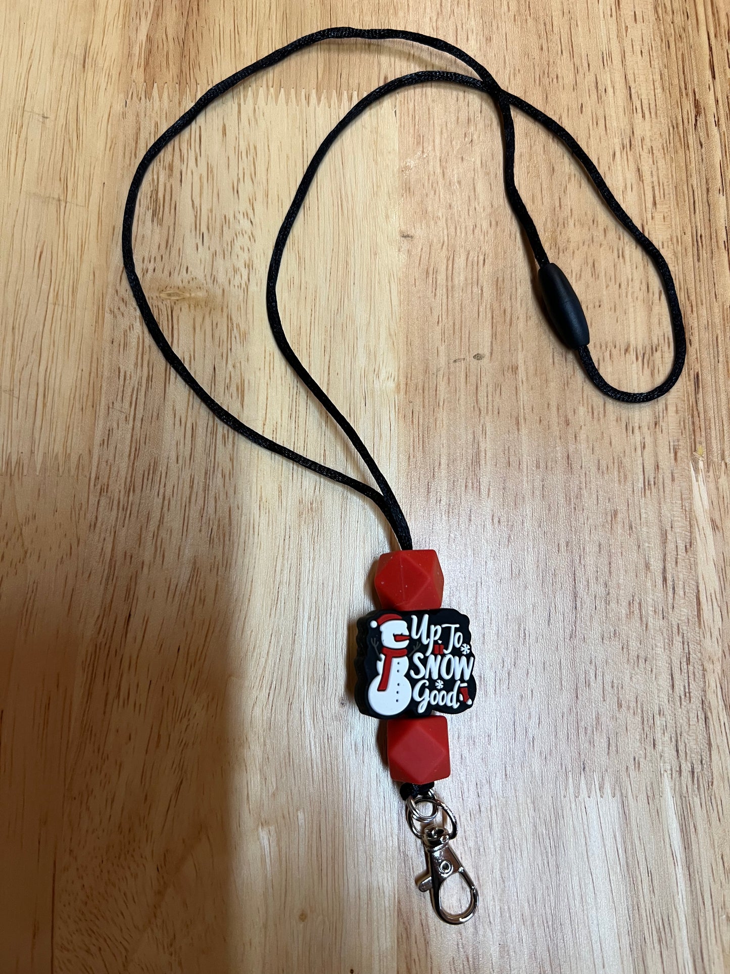 Up to snow good lanyard (8339370049674)
