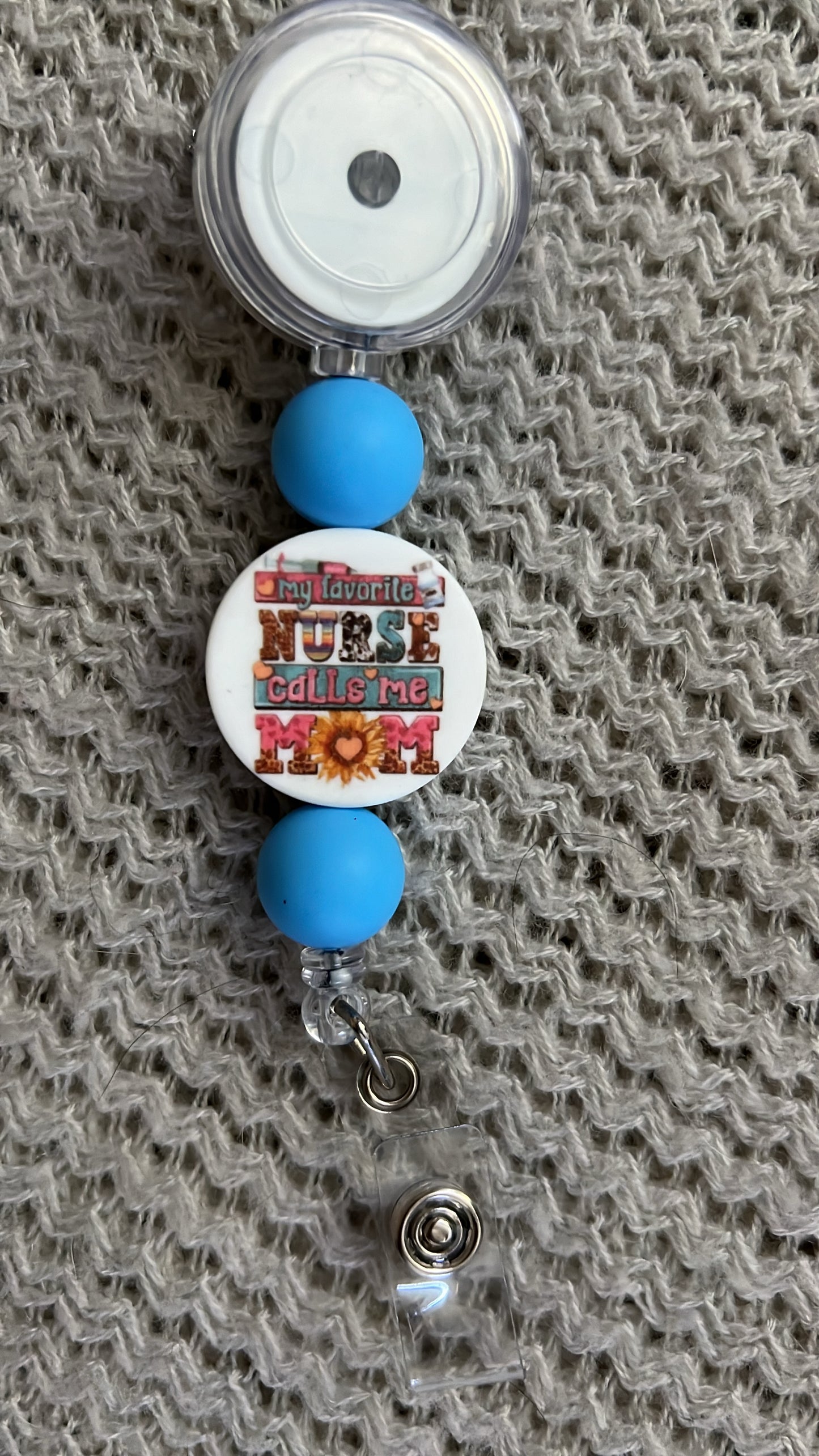 Nurse Mom Badge Reel (8007561543818)