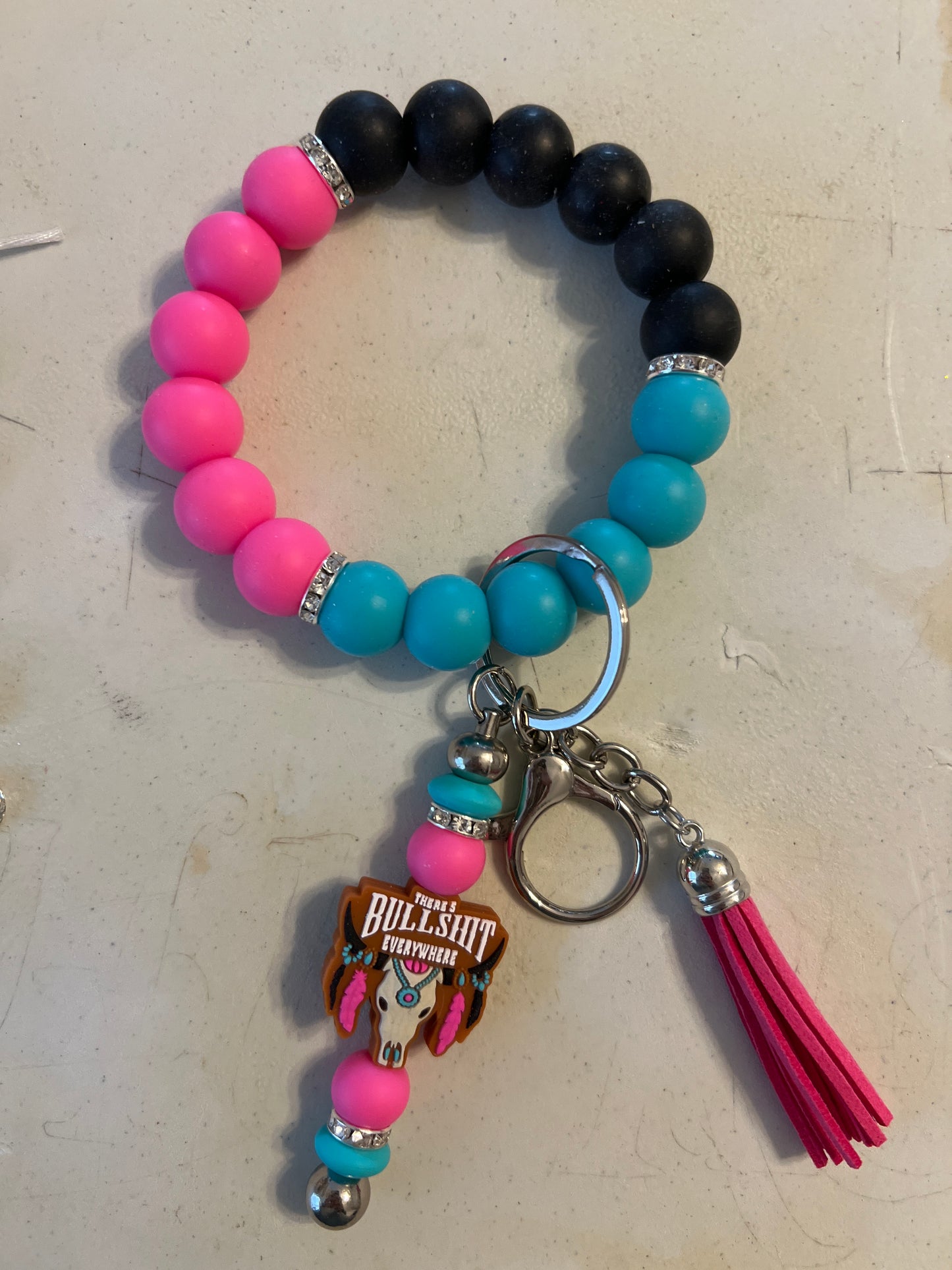 Bullshit Everywhere Bangle Key Chain (8512709361802)