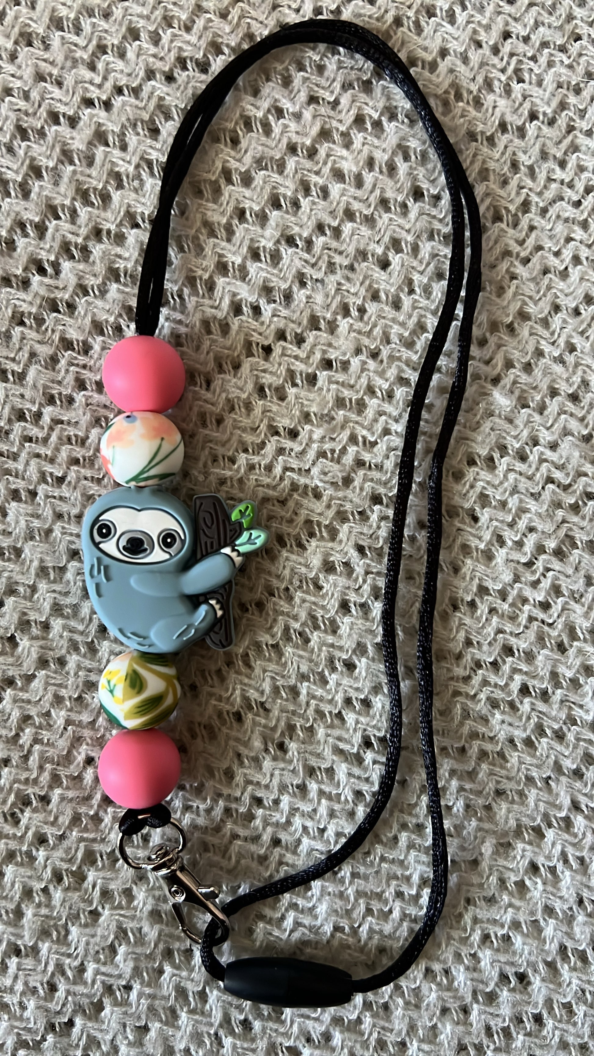 Sloth lanyard (8007524352138)