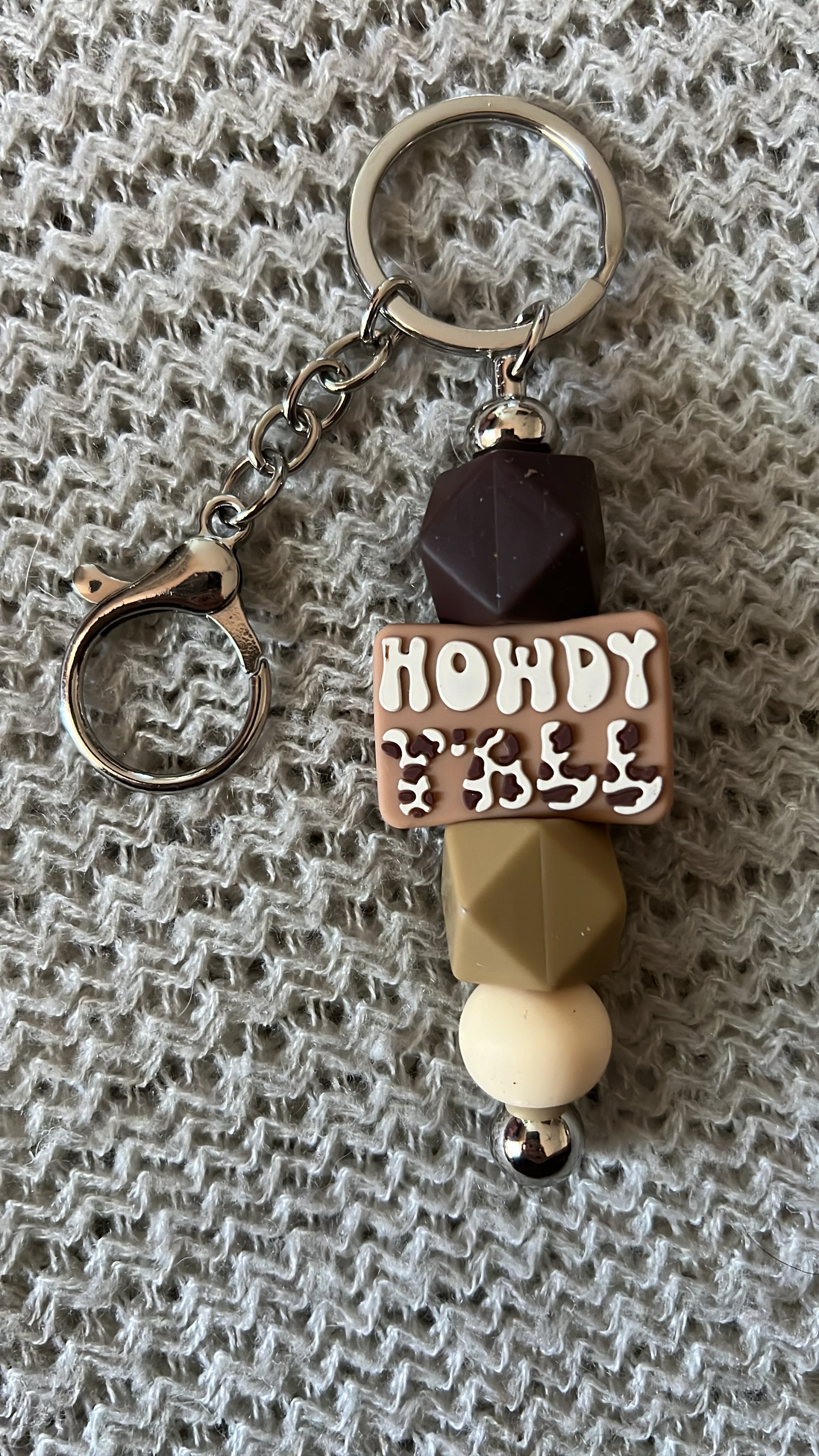 Howdy keychain (8007559315594)