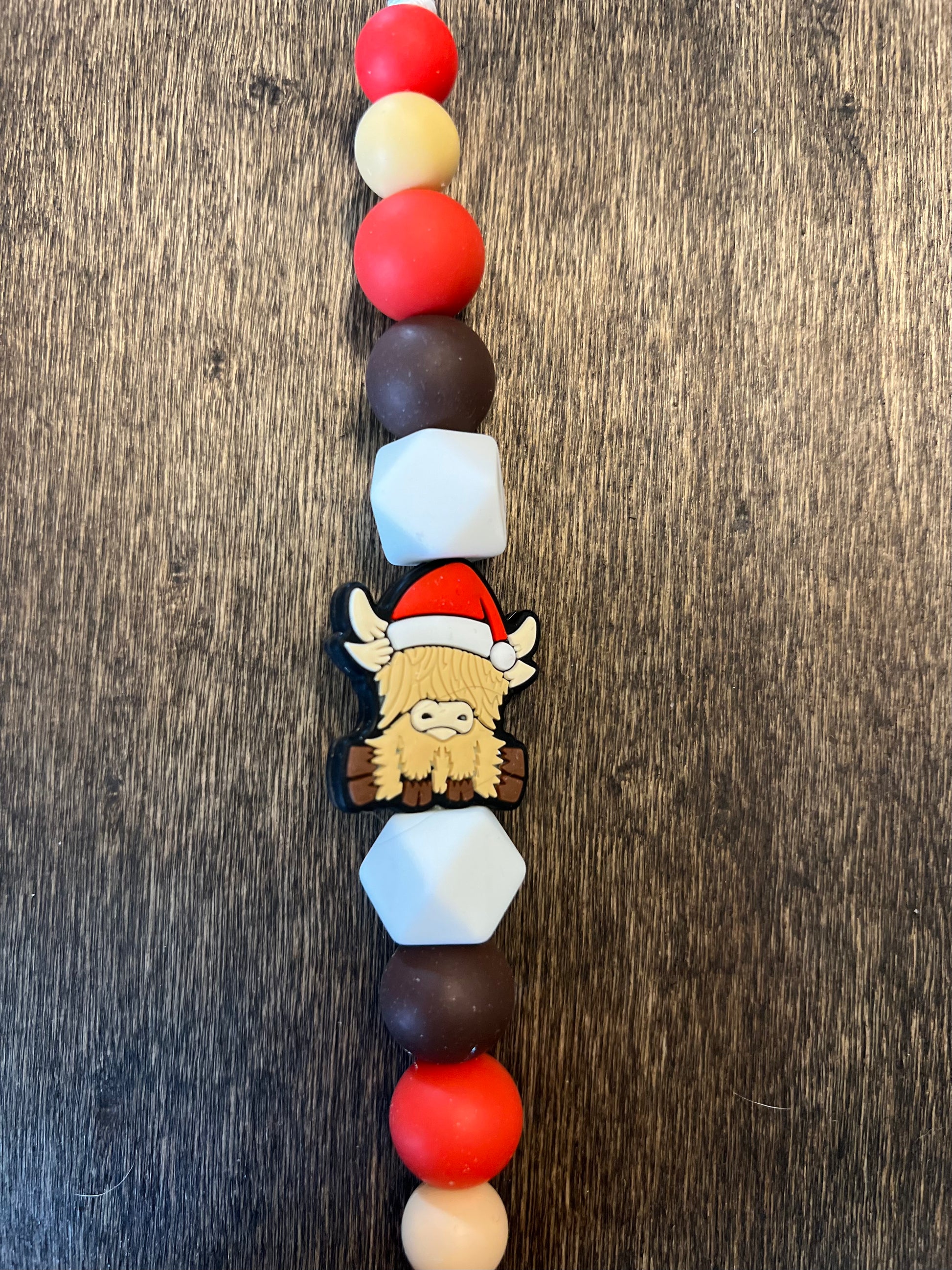 Santa Cow Pacifier Holder (8275624788106)
