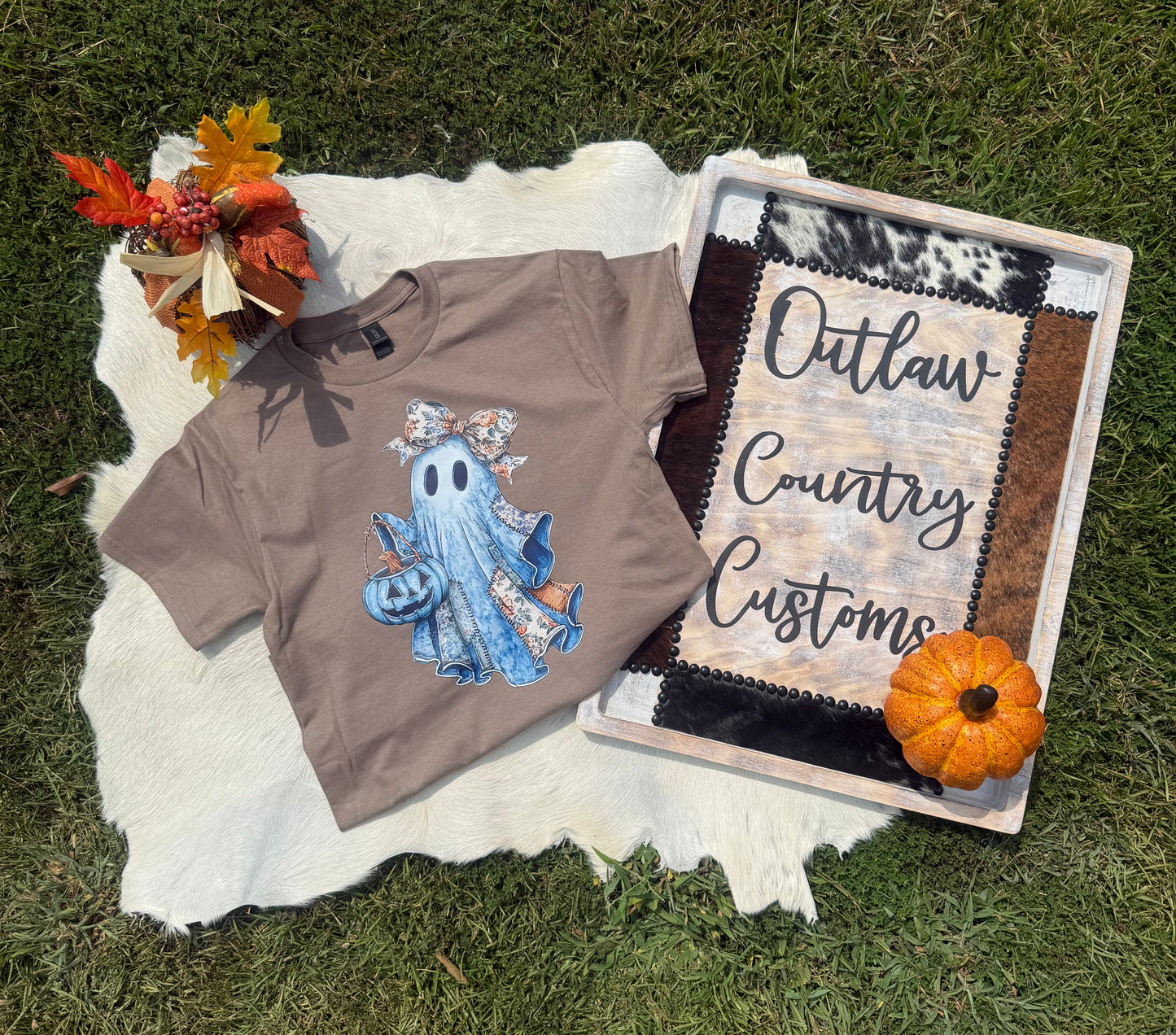 Denim Ghost T-shirt (8658202296458)