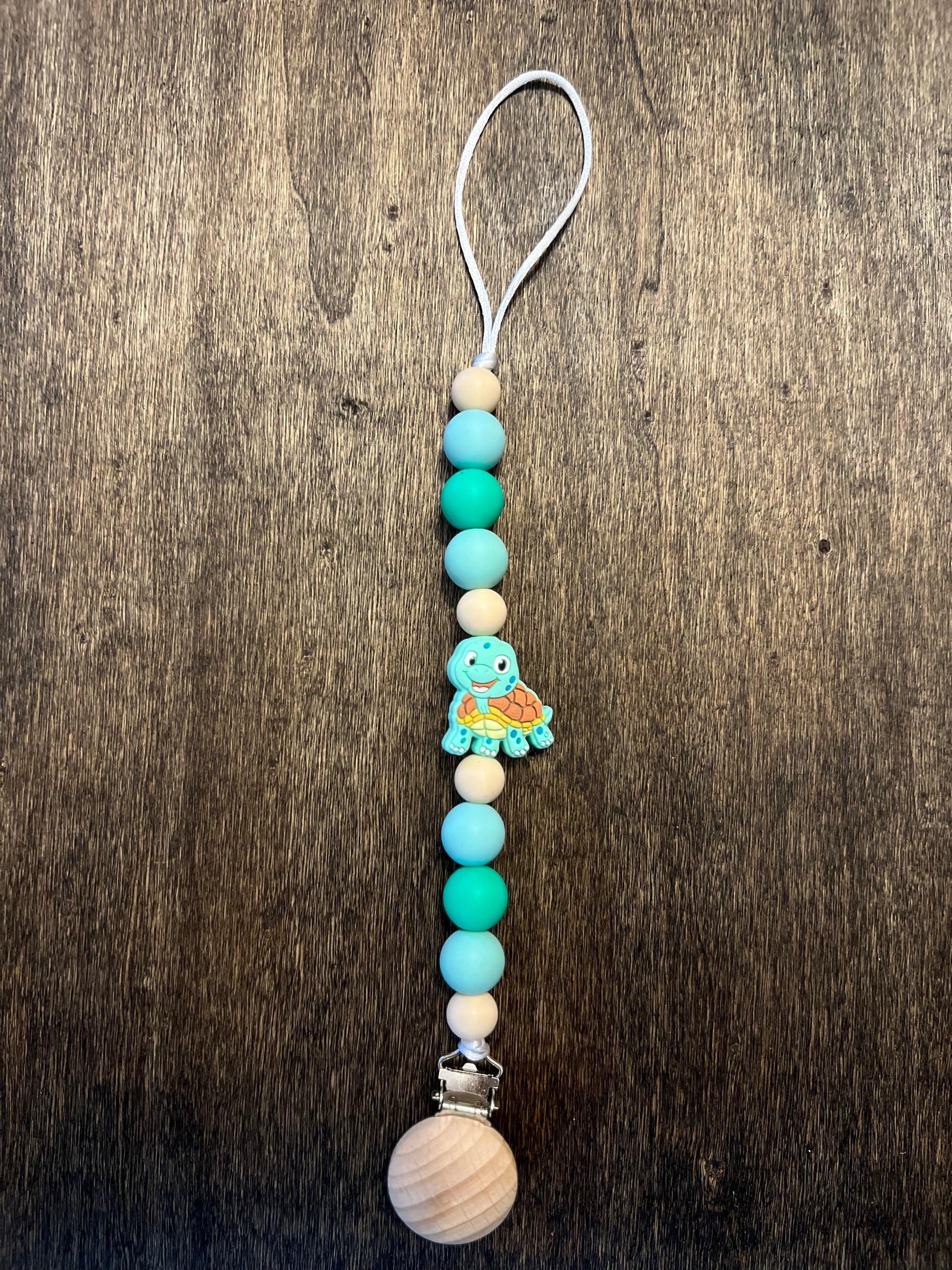 Little Turtle Pacifier Holder (8273547165834)