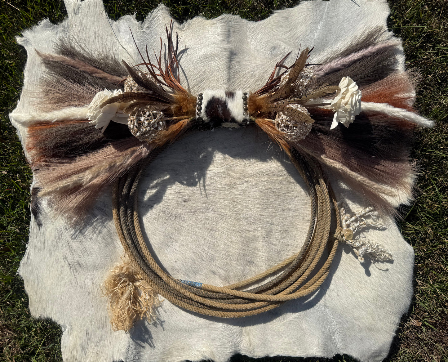 Cowhide and lassos Wreath