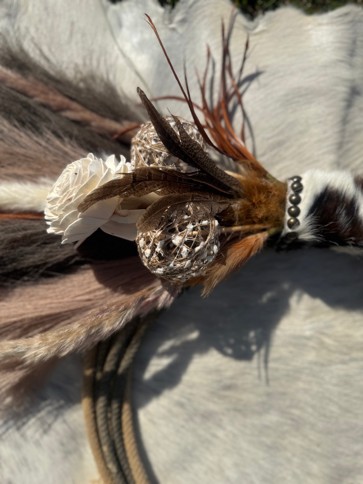 Cowhide and lassos Wreath