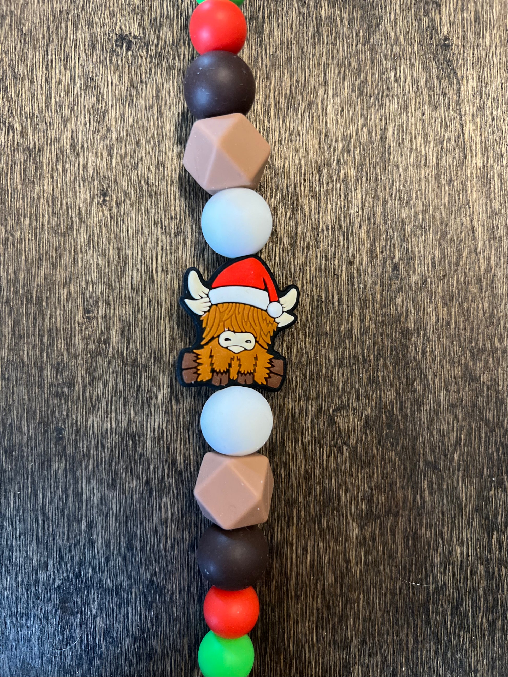 Santa Cow Pacifier Holder (8275624788106)