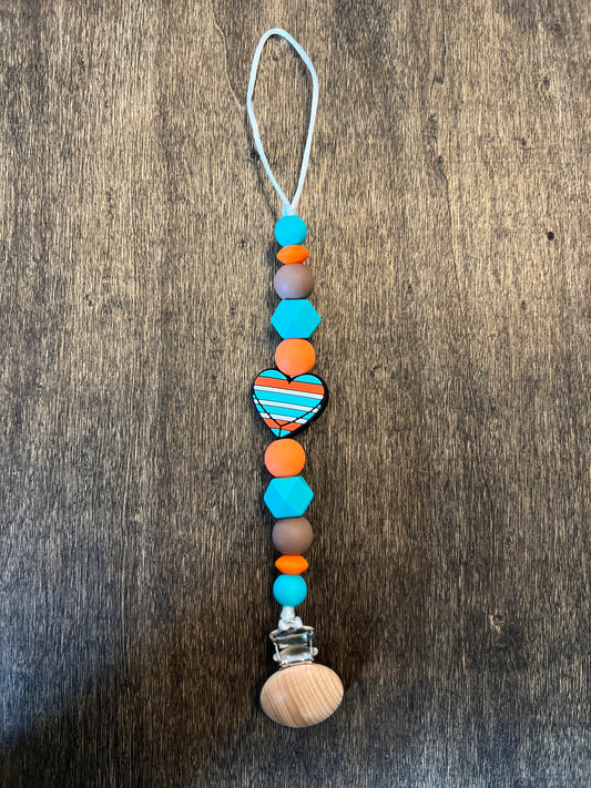 Heart Pacifier Holder (8274652889226)
