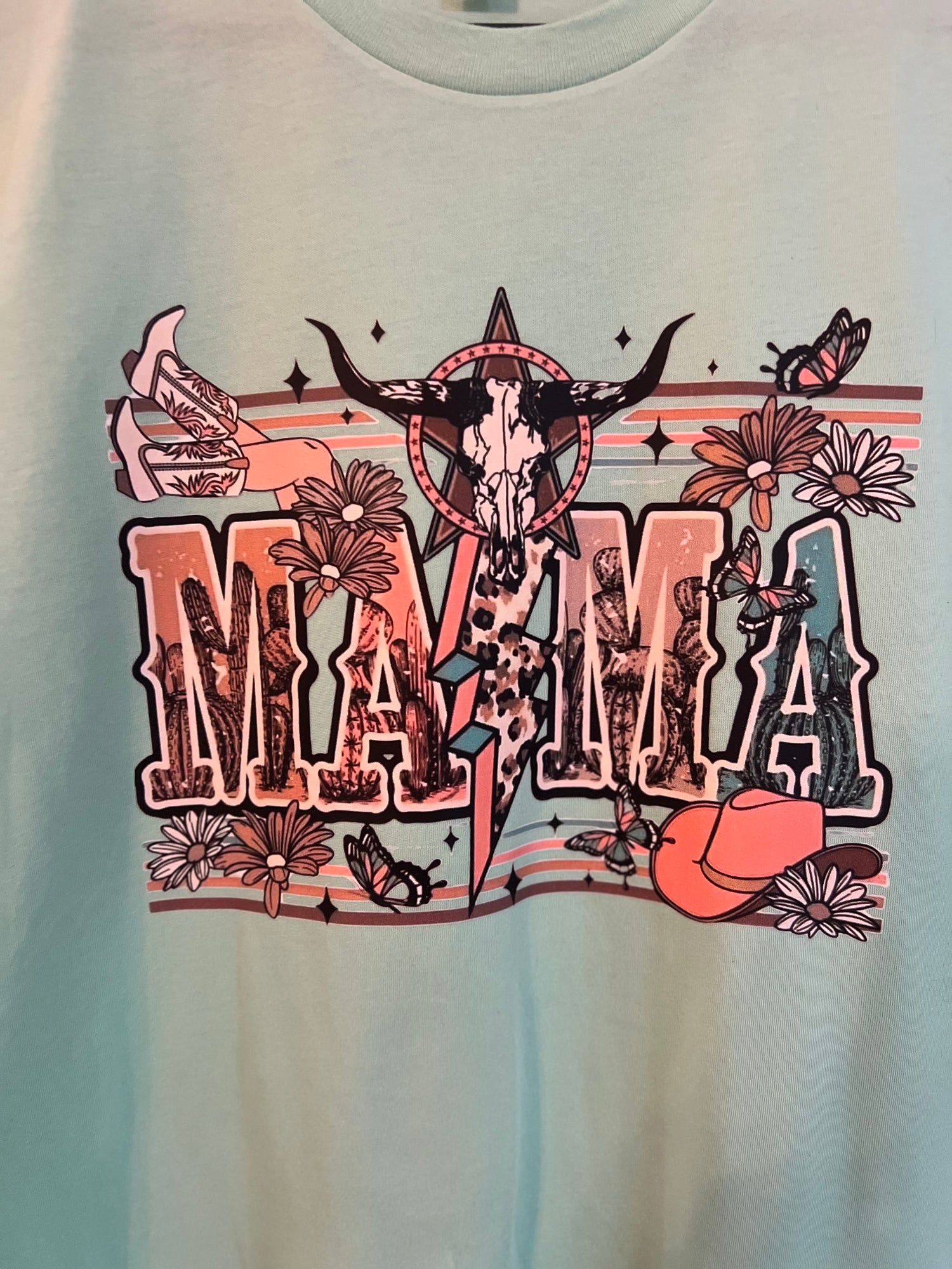 Western Mama T-shirt (7954390712458)