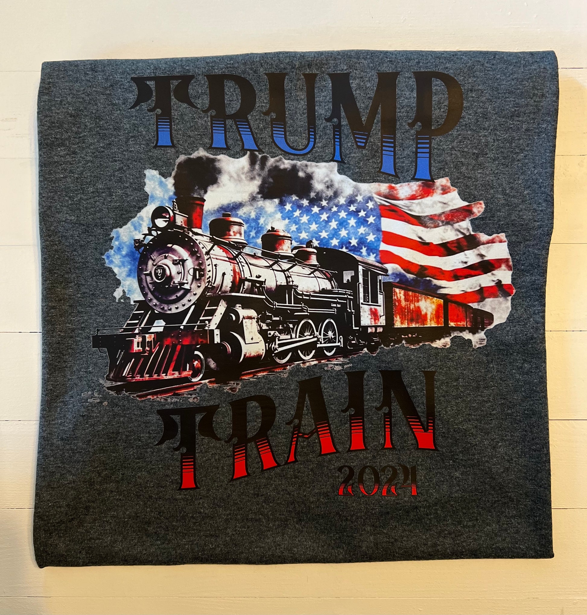 Trump Train T-Shirt (8195325132938)