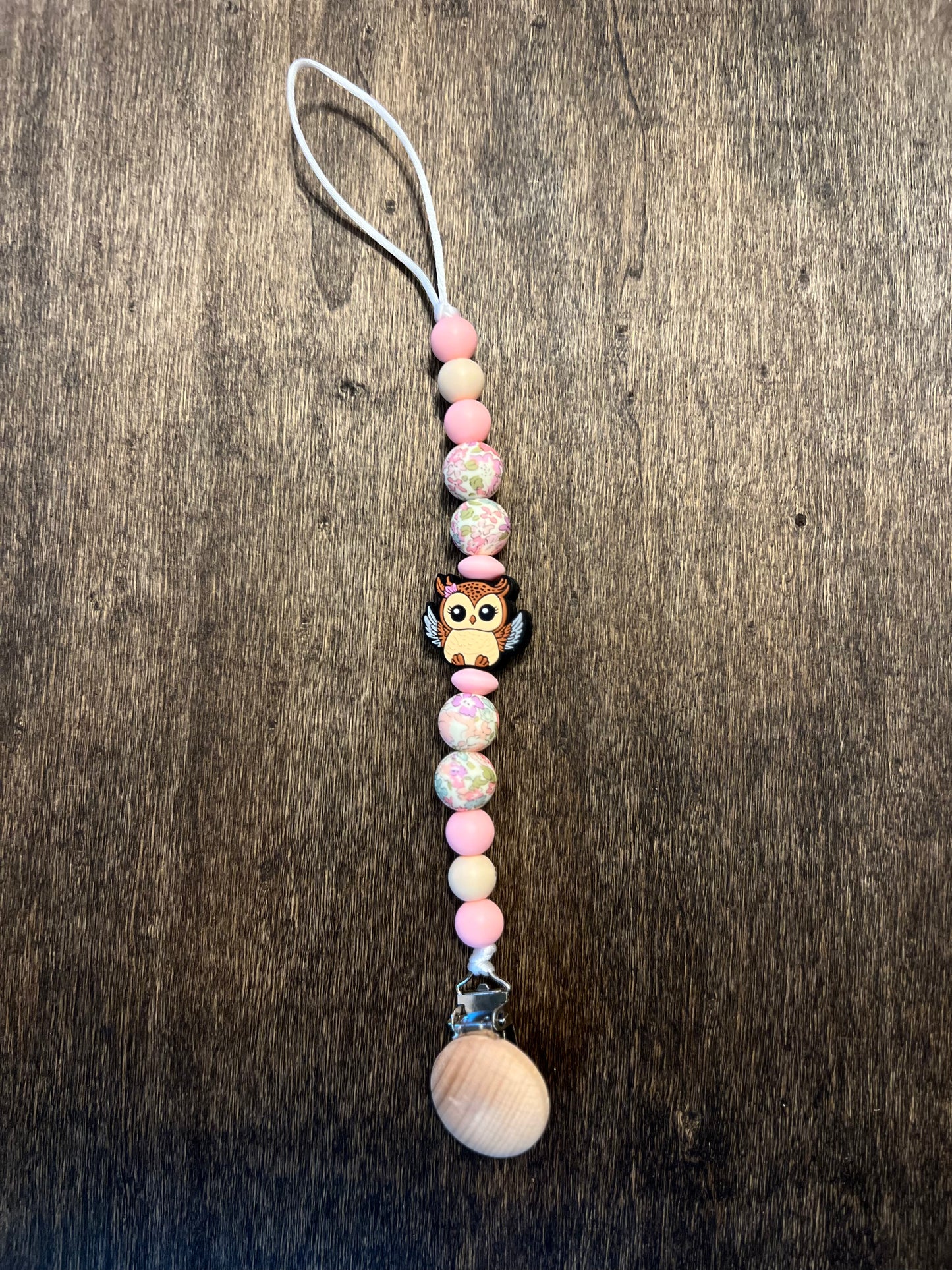 Baby Owl Pacifier Holder (8273490641034)