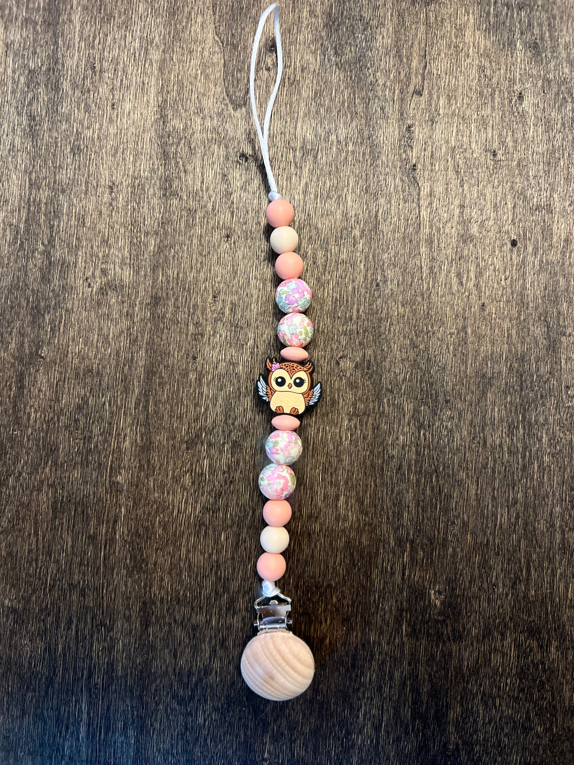 Baby Owl Pacifier Holder (8273490641034)