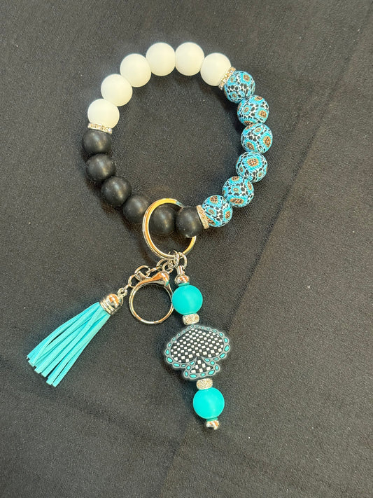 Checker Spade Bangle Keychain