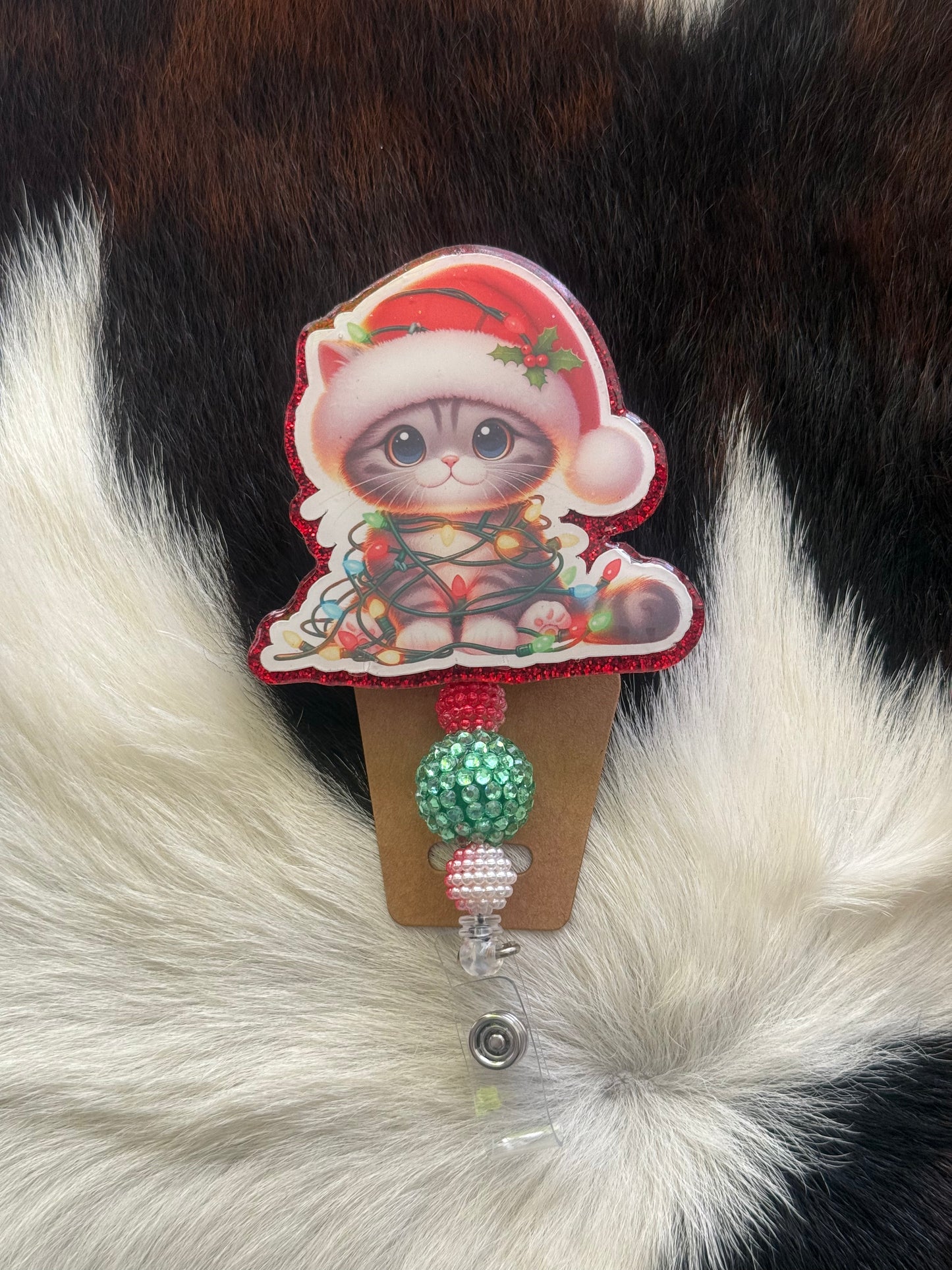 Christmas badge reels