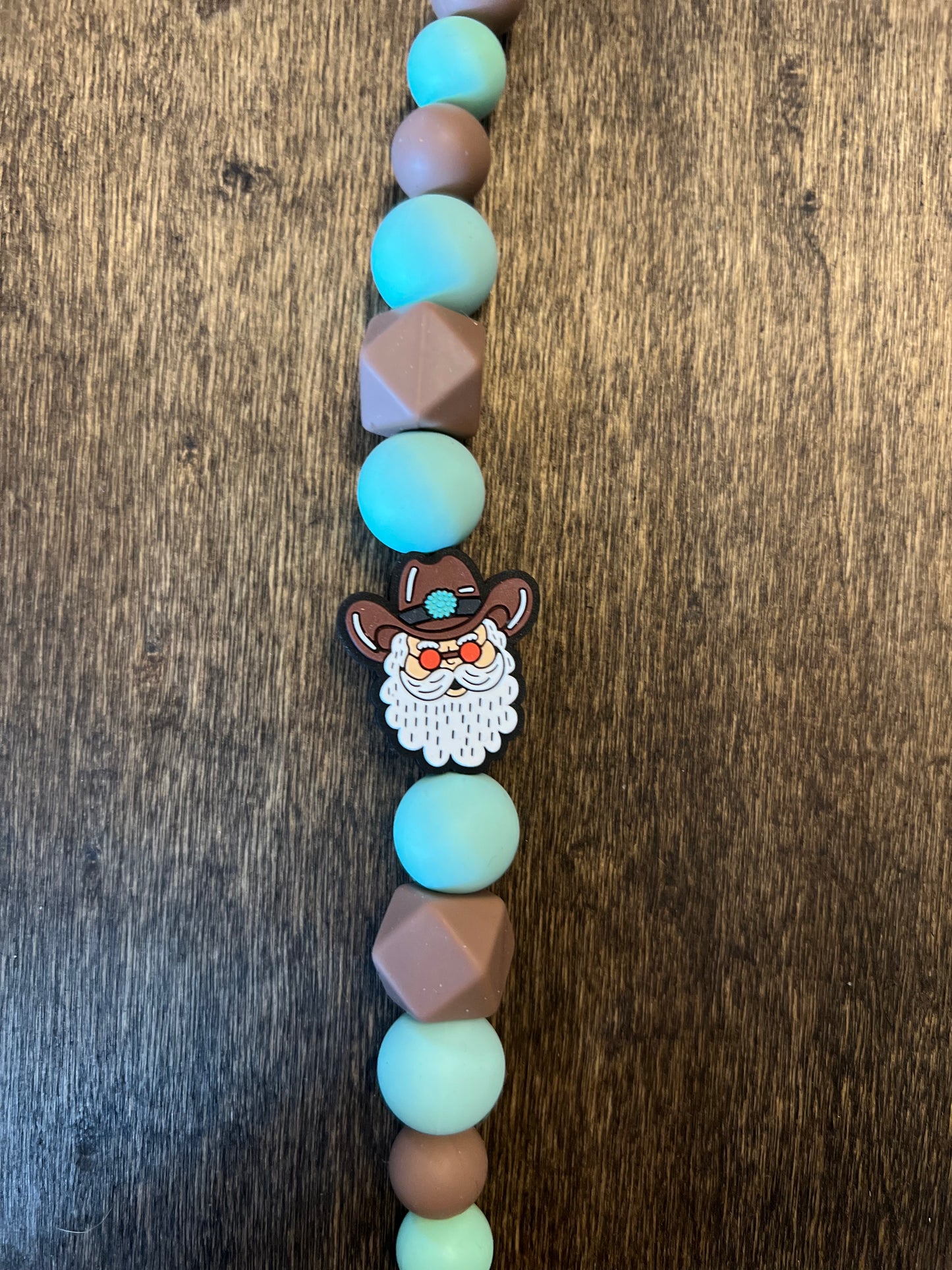 Cowboy Santa Pacifier Holder (8273570398346)