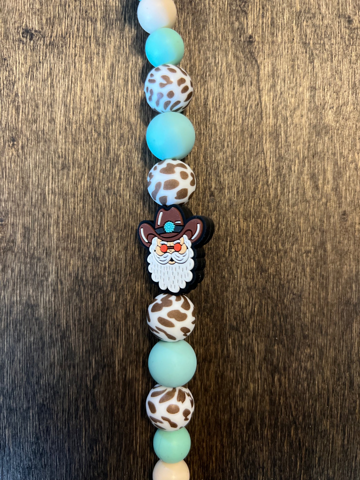 Cowboy Santa Pacifier Holder (8273570398346)