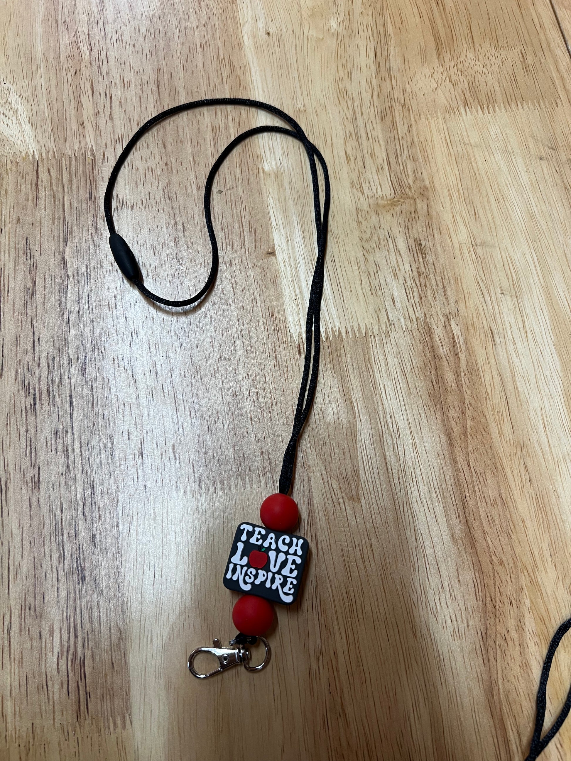 Teach, Love, Inspire Lanyard (8339336528010)
