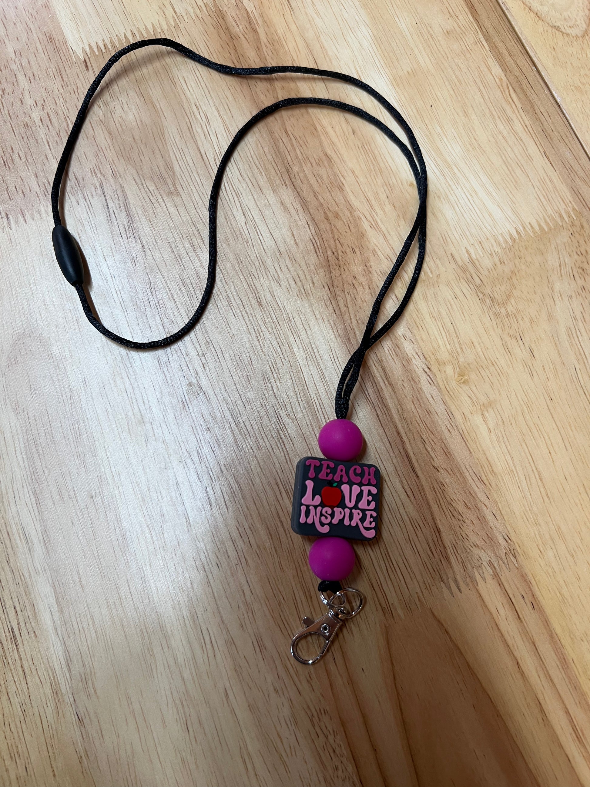 Teach, Love, Inspire Lanyard (8339336528010)