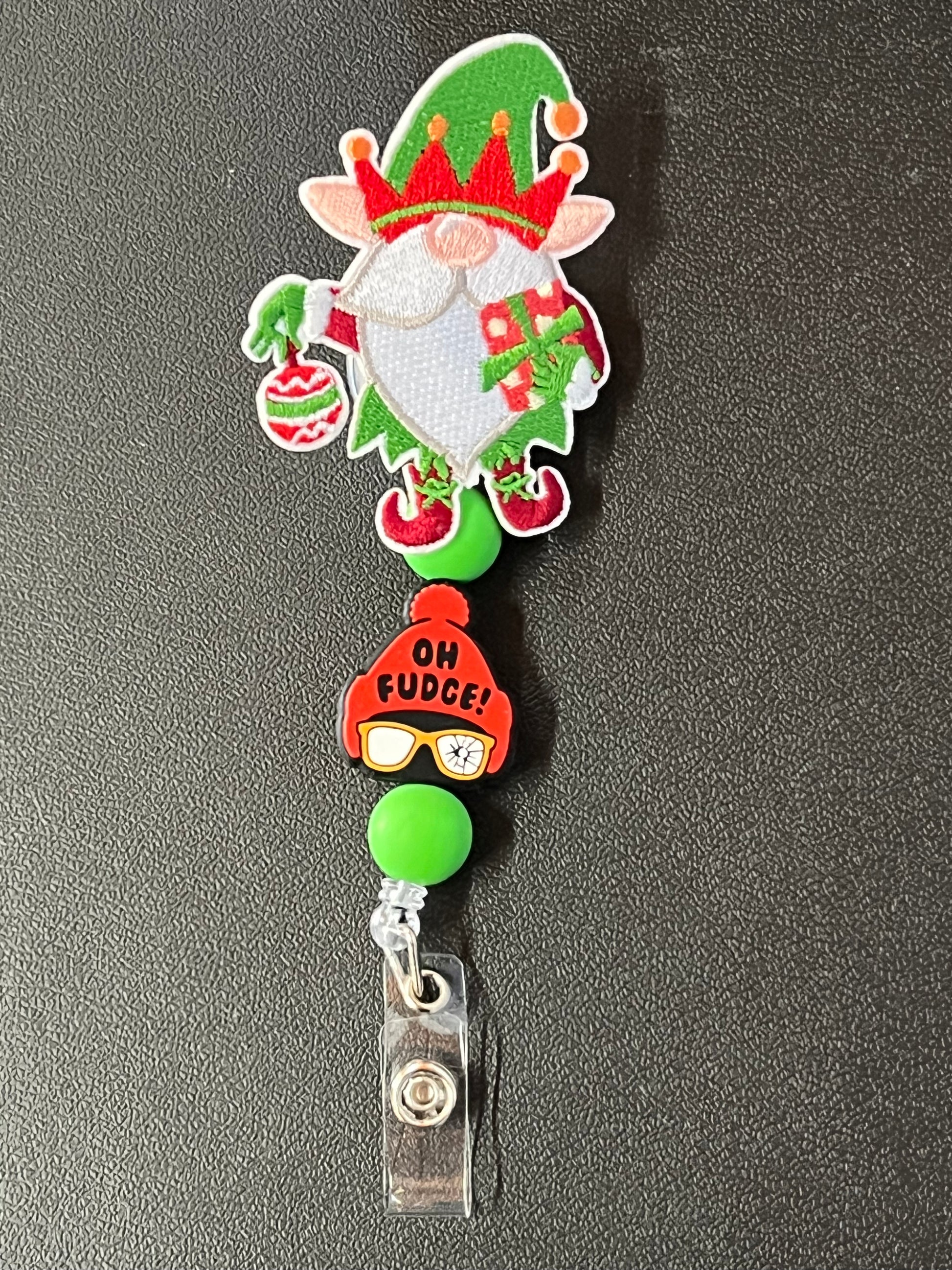 Gnome Christmas Badge reels (8366660845706)